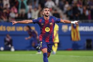 世体比较费兰在哈维和弗里克麾下的表现：转型中锋后进球效率提升